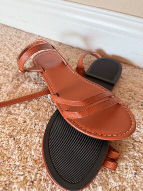 Brown sandals